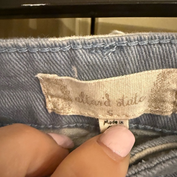 Altar’d State Blue Floral Flare Pants size small - Picture 5 of 7